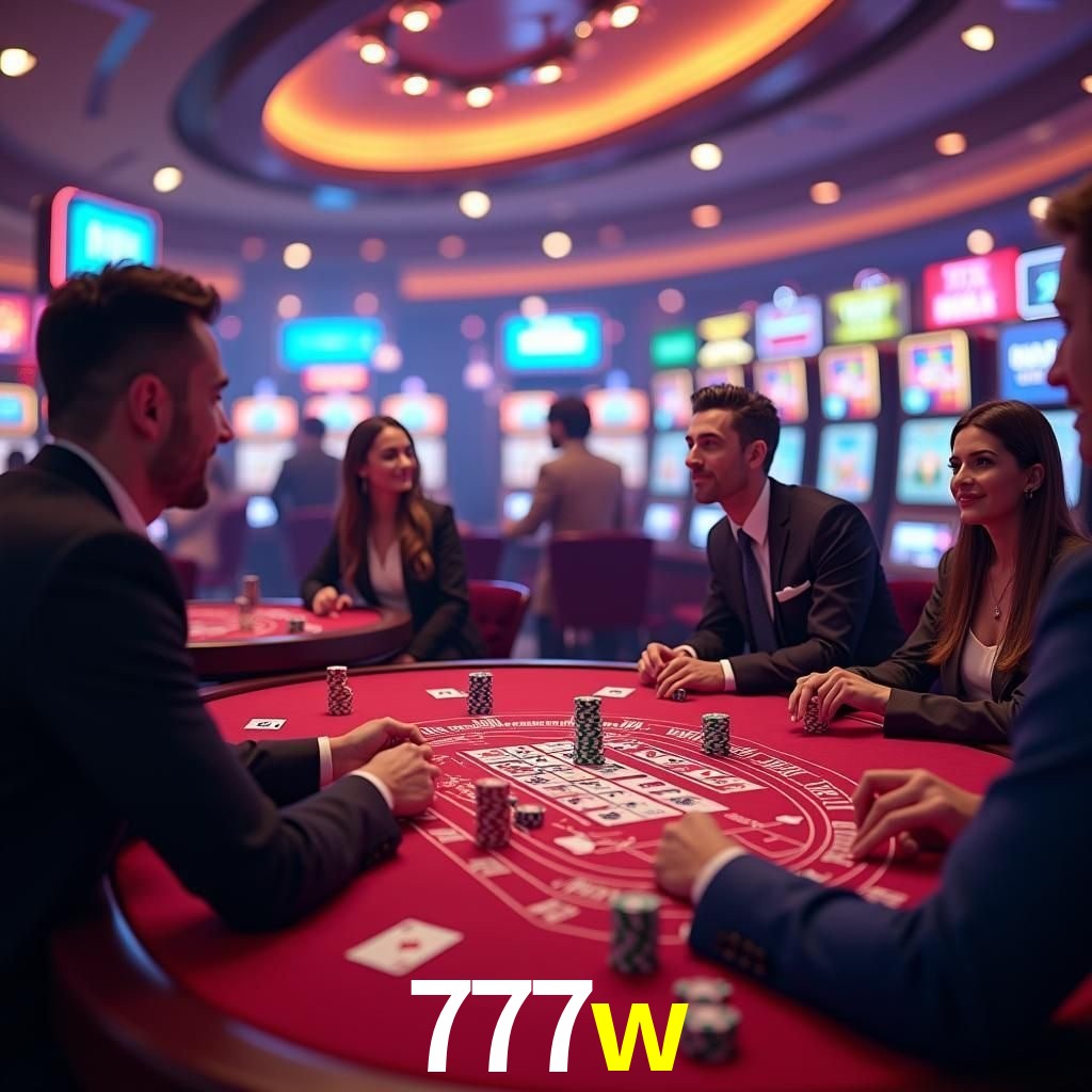 Mesa de Blackjack 777w